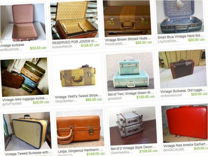 Katalog Vintage kofera na Internetu