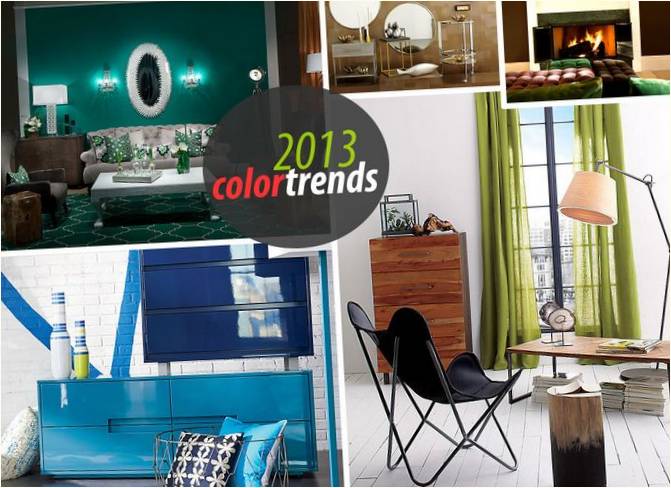 Trendovi boja u interijeru 2013